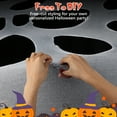 thumbnail image 5 of Innens 13*3ft Giant Spider Web with 35" Spider Halloween Decorations Flexible Elastic Spider Web for Indoor Ourdoor Garden Yard Party Decor (White, 3Pcs), 5 of 15