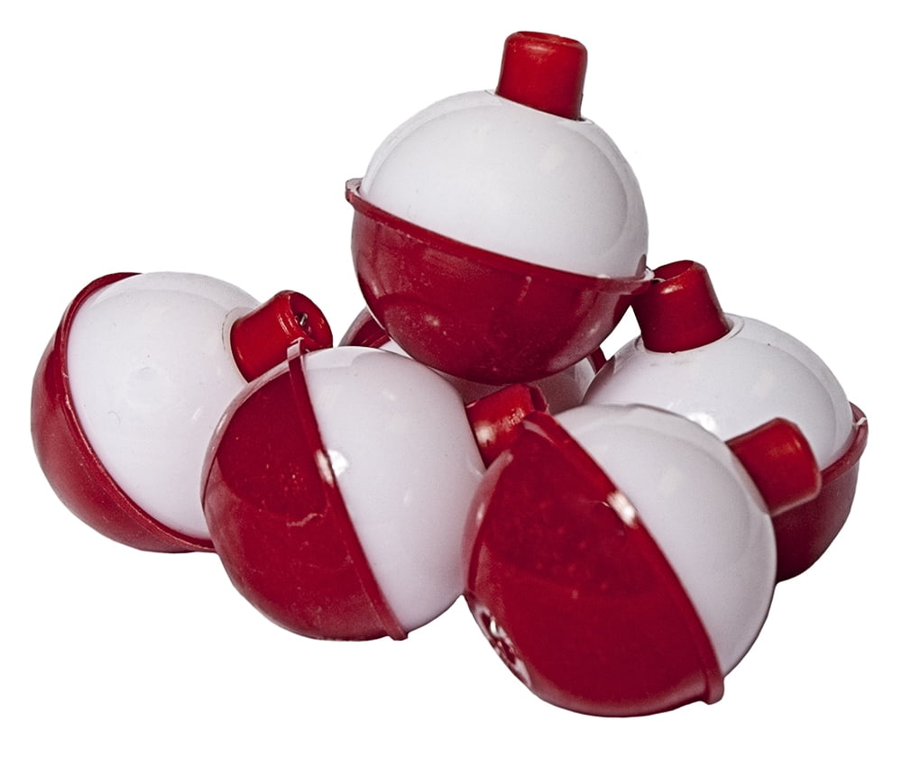 Granite Outdoors FISHING BOBBERS 4 PK.,1-3/4" SNAP-ON FLOATS RED & WHITE Granite Outdoors FISHING BOBBERS 4 PK.,1-3/4" SNAP-ON FLOATS RED & WHITE