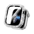 thumbnail image 1 of wonima44 44mm Bling Case Compatible for Apple Watch Screen Protector Series 6 5 4, SE 3/2/1 for Women, Glitter Diamond Rhinestone Face Cover for iWatch 44 mm Accessories, 1 of 1