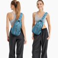 thumbnail image 6 of Crossbody Sling Backpack for Women Men Great White Shark Shoulder Sling Crossbody Casual Chest Bag for Travel Sports Running Hiking, 6 of 6