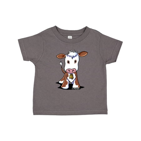 

Inktastic Little Brown Cow Boys or Girls Toddler T-Shirt