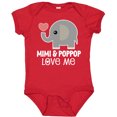 thumbnail image 3 of Inktastic Mimi and Poppop Love Me Grandchild Boys or Girls Baby Bodysuit, 3 of 5