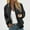 Black, variant on Womens Bomber Jacket Zip Up Casual Loose Jackets Lightweight Trendy Windbreaker Fall Coat Outerwear with Pockets