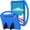 Blue, variant on HCTian Kids Case Compatible with NEC Lavie Tab T12-T1295 DAS 12.6"(2022) 12.1inch, Lightweight EVA Shockproof Cover w/Stand Shoulder Strap Protective Case
