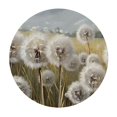 thumbnail image 4 of WYYP Dandelions Grass Sky Round Table Cover 100% Polyester Fiber Great for Home Kitchen/Parties/Holiday Dinner White, 4 of 8