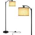 thumbnail image 1 of Otdair Floor Lamp with 9W LED Bulb , Standing Lamp with Lamp Shade for Living Room , Black, 1 of 9
