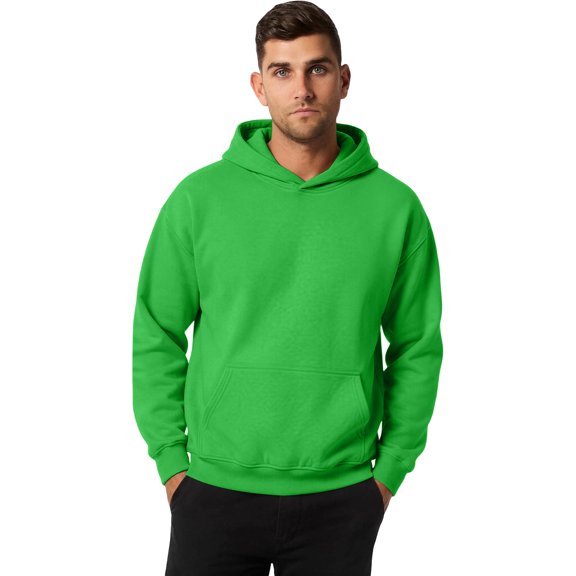 IYYVV Mens Hoodie Fabric Oversized Hooded Sweatshirt Oversize, Long Tall, Hood , Vintage, Running, Suit for Warm, Fall Winter, Khaki 3XL