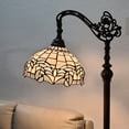 thumbnail image 3 of Amora Lighting AM264FL11B 62 in. Tiffany-Style Reading Floor Lamp, White, 3 of 5