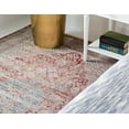 thumbnail image 5 of Rugs.com Noble Collection Rug – 6' Round Red Medium Rug Perfect For Kitchens, Dining Rooms, 5 of 9