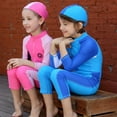 thumbnail image 3 of Combinaison de Surf Garçon Fille une Pièce Manches Longues Combinaison de Plongée Natation, 3 of 4