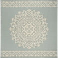 thumbnail image 6 of SAFAVIEH Beach House Lynette Medallion Indoor/Outdoor Area Rug, Cream/Aqua, 5'3" x 7'6", 6 of 10