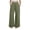 Green, variant on Women Casual Wide Leg Long High Waist Palazzo Pants (Khaki, M)