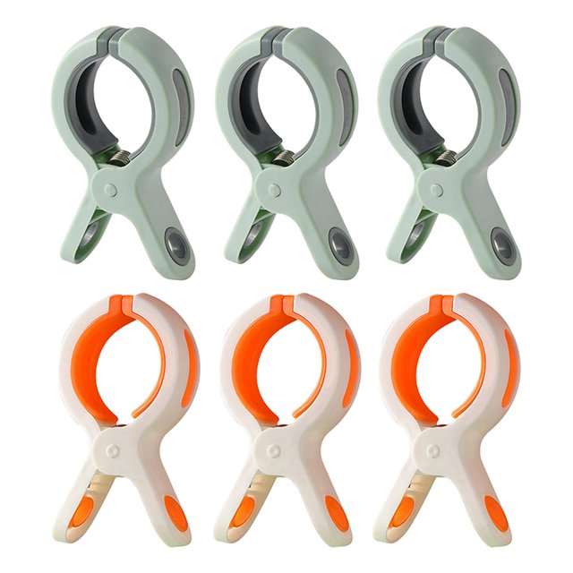 Paquete de 6 Clips de Moda para Toallas de Playa, Toalleros para Sillas de Playa, Sillas de Piscina