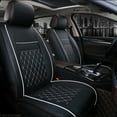 thumbnail image 1 of 1pcs All Car Fashion Luxury PU Leather Support Pad Universal Car Seat Cushion Car Accessories, 1 of 5