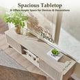 thumbnail image 2 of KeyWhat 70" TV Stand with 2 Soft Close Door, Modern Entertainment Center Console Table, Media Furniture for Living Room, Alder White, 2 of 7