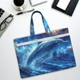 thumbnail image 6 of Pofeuu Beautiful Ocean Dolphin Print Laptop Bag Carrying - Computer Bag Laptop Case Shoulder Slim Work Travel, 6 of 8
