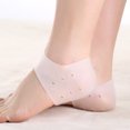 thumbnail image 3 of Lubelski Unisex Invisible Height Increase Silicone Heel Socks Anti Crack Foot Protector, 3 of 6