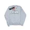 thumbnail image 1 of DC Comics Womens Batman Retro Crackle Logo Sweatshirt, 1 of 5