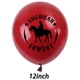 thumbnail image 2 of Set de globos con temática vaquera y western para cumpleaños, 12 unidades, 2 of 2