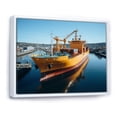thumbnail image 2 of Designart "Of Discovery Port Port wall art III" Nautical & Beach Floater Framed Wall Art Living Room, 2 of 7