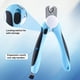 thumbnail image 3 of Cortaúñas y recortador para perros con protector de seguridad para evitar cortar demasiado las uñas y lima de uñas gratis, cuchillas afiladas, mangos ergonómicos y cómodos antideslizantes, 3 of 5