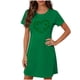 thumbnail image 3 of TaTaai Women's St. Patrick's Day Casual Nightgown Dress, Loose Round Neck 3/4 Sleeve, Soft Fabric for Home Daily Sleepwear Occasions Gift, 3 of 5
