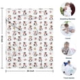 thumbnail image 4 of White Cow Hat Pattern Blanket,Comfortable Soft Flannel Throw Blanket,All Season,Warm Lightweight Blankets for Sofa Bed Couch Living Room Chair,30"x40", 4 of 4