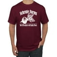 thumbnail image 1 of Wild Bobby, Farms Bed and Breakfast The Office, Pop Culture, Men Graphic Tees, Maroon, X-Large, 1 of 3