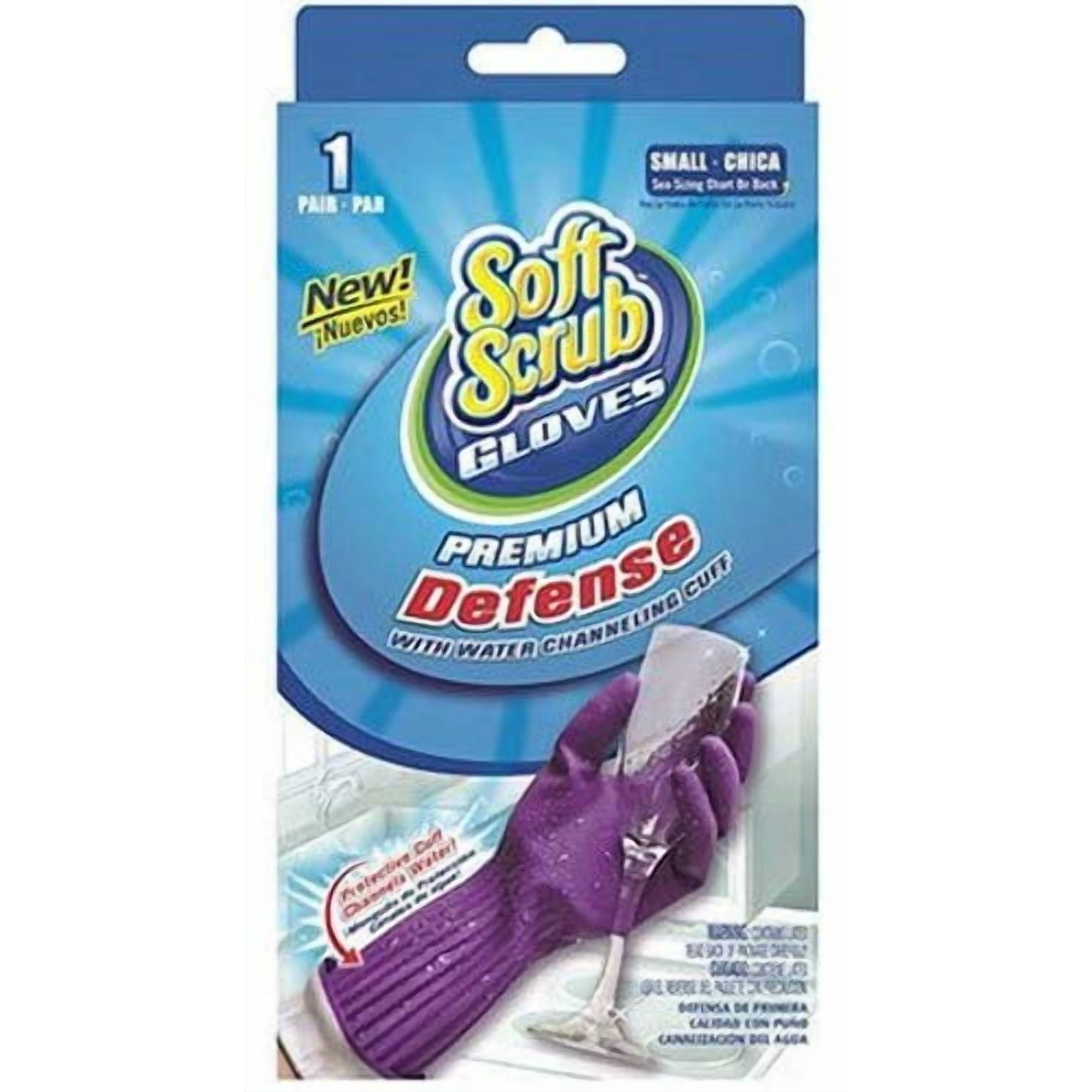 Soft Scrub Premium Defense Small Latex Rubber Glove 12811-16