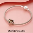 thumbnail image 2 of ROSIANNA 925 Sterling Silver Charm for Bracelets Heart Love Marriage Forever Love Charm Women Bracelet Charm, 2 of 5