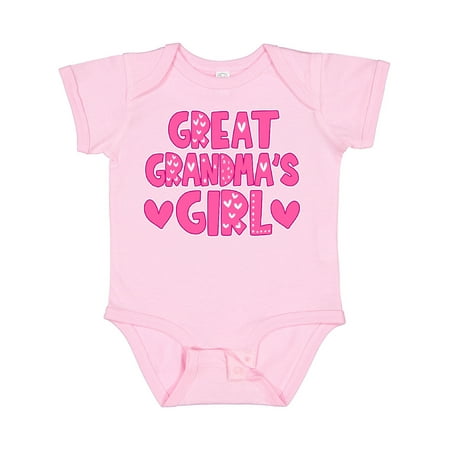 

Inktastic Great Grandma s Girl Granddaughter Gift Gift Baby Girl Bodysuit