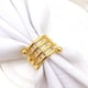thumbnail image 4 of Juego de anillos para servilletas, decoración con soporte con hebilla, 12 piezas (dorado), 4 of 5