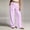 purple, variant on Women's Straight Leg Pants Baeitkot Women's Fashion Printed Elastic Waist Casual Pocket Straight Leg Pants Purple XL