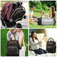 Lamgool Baby Diaper Bag Backpack with Changing Station, Baby Bag for
