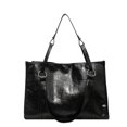 thumbnail image 1 of Bolso Mano Informal para Mujer Bolso Hobo Informal Bolso Compras Versátil (negro), 1 of 8