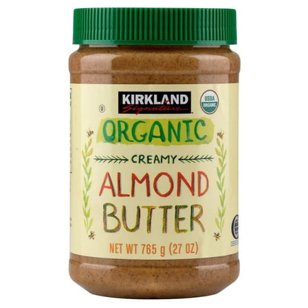 Kirkland Signature Organic Creamy Almond Butter 27 Ounce