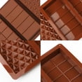 thumbnail image 4 of Silicone Chocolate Bar Mold Large, Thick, Breakable Candy Bar Mold Suitable for Pistachio Chocolate and Candy Making, 4 of 6