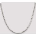 thumbnail image 5 of Sterling Silver 5mm Beads On Box Chain (20 X 5) Made In Italy qk34-20, 5 of 5
