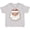 AC-Heather Grey, variant on Cute Santa Claus Face Boys or Girls Toddler T-Shirt