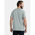 thumbnail image 3 of George Men's Garment Wash Crewneck Pocket Tee with Short Sleeves, Size XS-3XL, 3 of 5