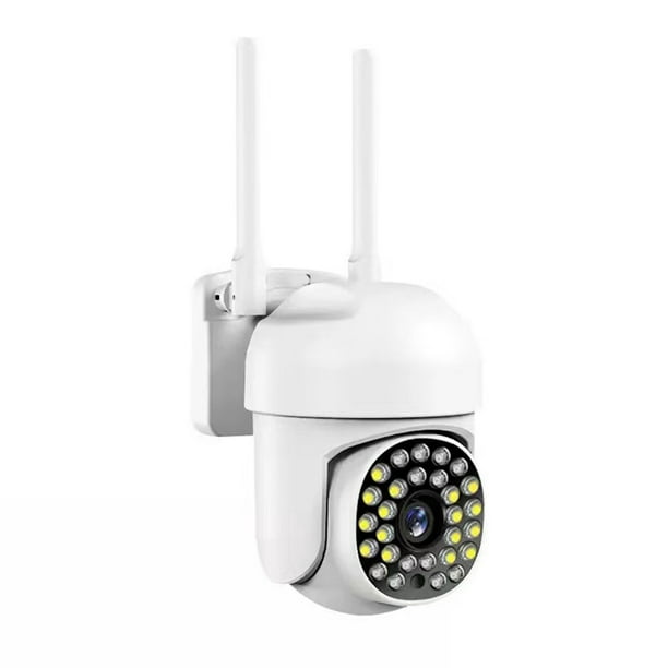 Cámara web Irfora Sistema de cámara WiFi inteligente 1080P Cámara de monitor inalámbrica a prueba de agua Detección de movimiento giratoria de 355 ° Alarma de luz y sonido Visión nocturna A Irfora Cámara web