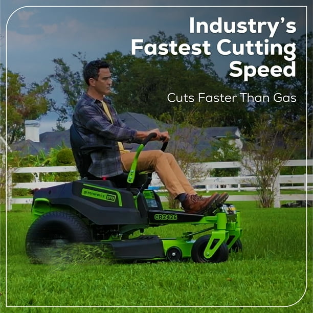 Greenworks 60V 42” Cordless Battery Crossover-Z Zero Turn