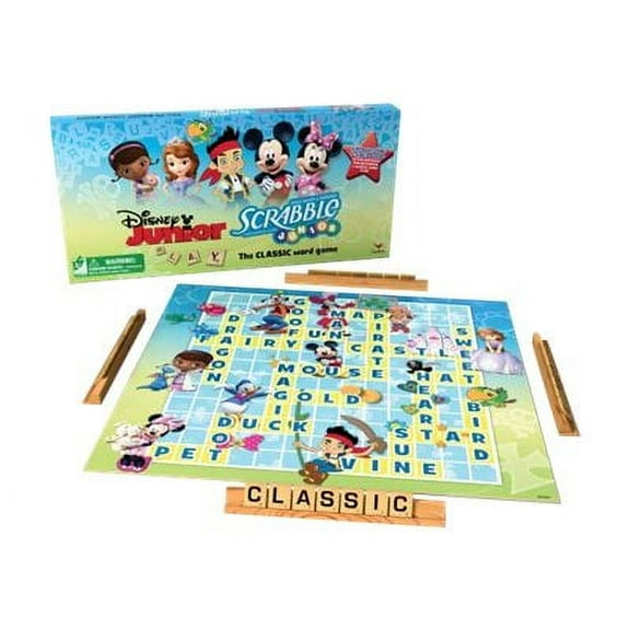 Cardinal Industries - Disney Junior Scrabble Jr. Game - word game