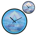 thumbnail image 2 of Indoor 12' Voice-Activated Luminous Decoration Wall Clock With LED Night Light Pastel Rainbow-colored, 2 of 8