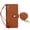 Brown, variant on Phone Case: Crossbody Flip Wallet Phone Case Compatible with for for galaxy A17, A07, A56, A36, A26 4G 5G, Made of PU Faux Leather with a Zipper Card Slot And RFID Blocking