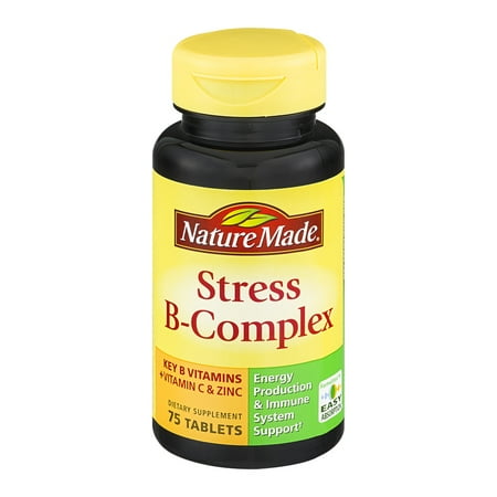 Nature Made B-Complex stress Complément alimentaire Comprimés - 75 CT