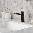 thumbnail image 3 of Kraus KBF-1401SFSMB Indy Single Handle Basin Bathroom Faucet, Spot Free Stainless Steel/Matte Black, 3 of 11