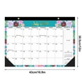 Tpzfurit 2025 English Version 18Month Countdown Desk Calendar