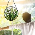 thumbnail image 4 of Stained Glass Window Hanging, Lily of The Valley Flower Sun Catchers Colorful Glass Panel Green Plants Suncatcher Decor for Birthday for Women,Men,Wife, Lovers, and Mom, 4 of 5