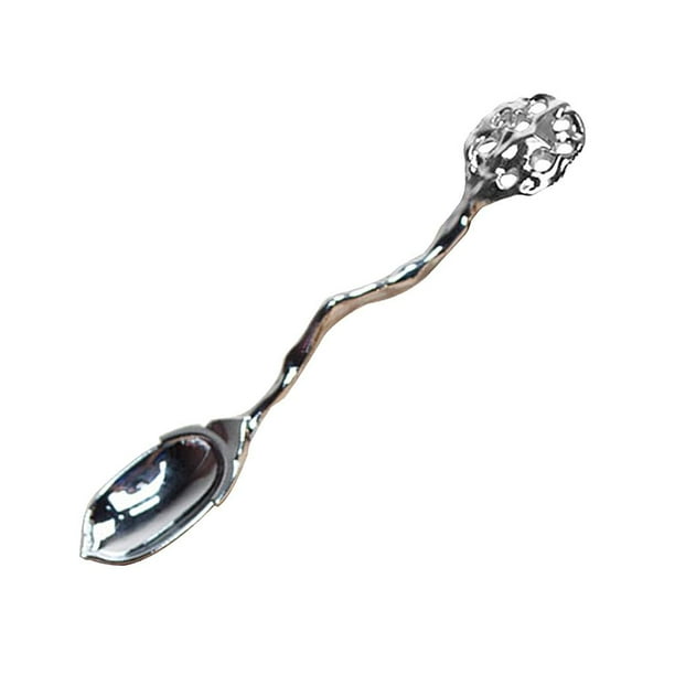 Cuchara de Postre Sunnimix Vintage de Fruta Aleación de Zinc Cucharita de Café